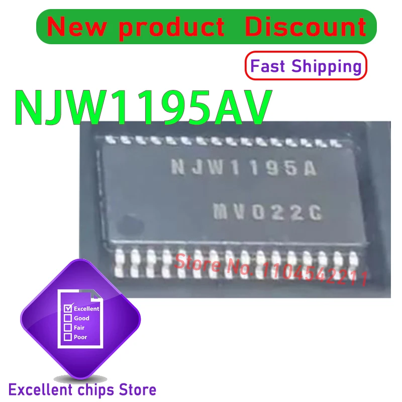 Original NJW1195AV NJW1195A SSOP32  Chip 100% New and Genuine 5pcs/lot