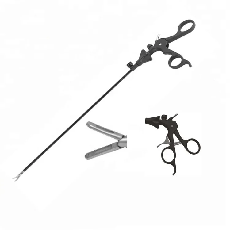 Unipolar Medical Surgery Laparoscopic Instrument 5mm Reusable Johan Grasper Forceps