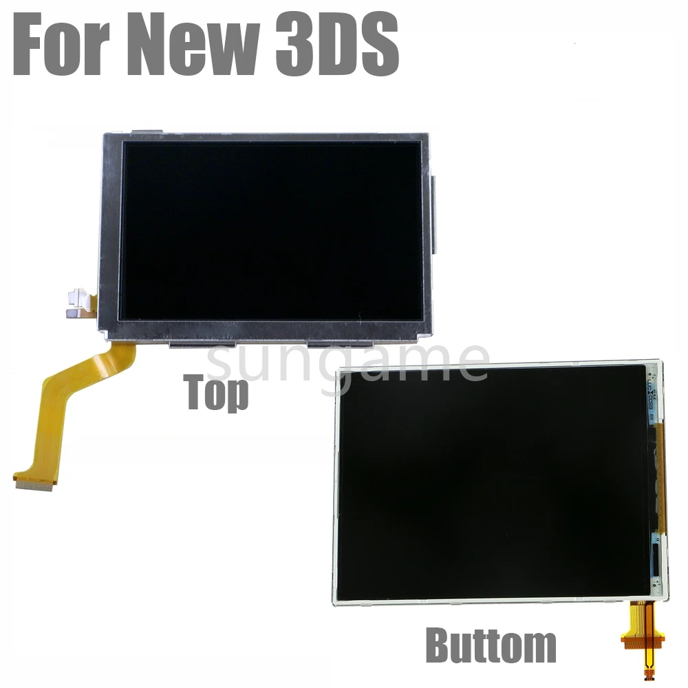 

10 шт. оригинальная новая замена для новой верхней и кнопки ЖК-экрана 3DS ЖК-экрана