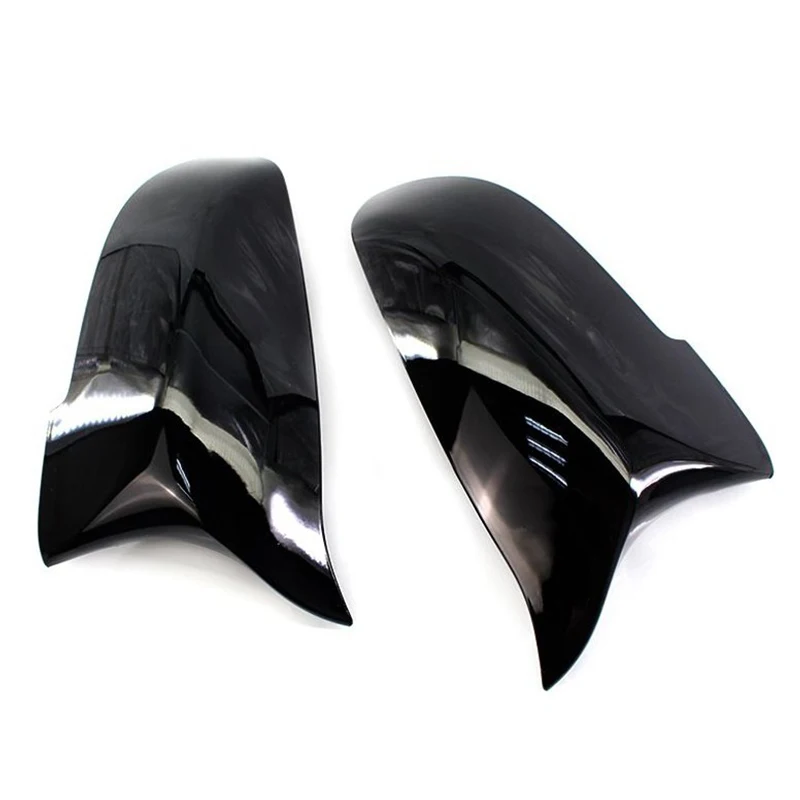 2pcs Mirror Covers Left Right Side Rearview Mirror Cover Cap For BMW 5 6 7 Series F10 F18 F11 F06 F07 F12 F13 F01 2014 2015 2016