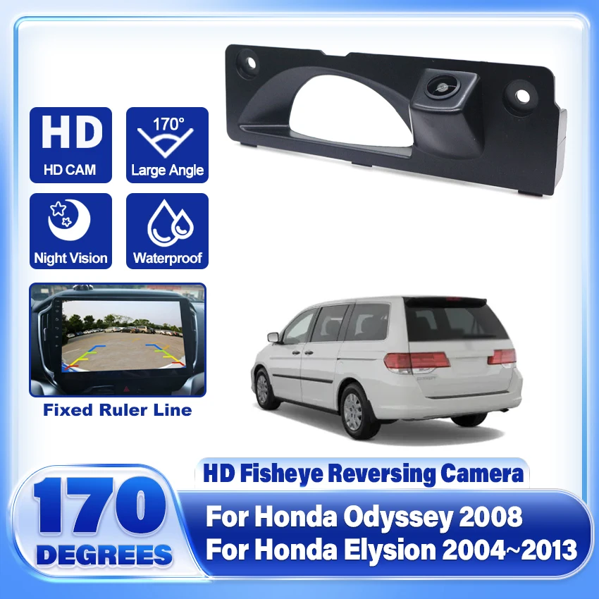 HD 1080P Fisheye-Objektiv mit Nachtsicht für Honda Elysion 2004~2013, für Honda Odyssey 2008, Auto-Rückfahrkamera