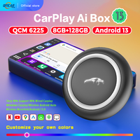 Carplay Tv Box Android 13 Android Auto Wireless Carplay Adapter Qualcomm 6225 8GB+128GB For Volvo Benz Audi Kia Hyundai Mazda VW