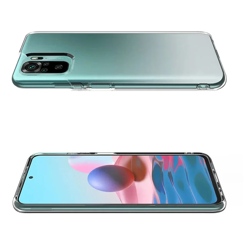 Voor Redmi Note 10S Note 10 4G 5G Cover Camera Bescherming Ultra Dunne Siliconen Case Voor Xiaomi Redmi Note 10 Pro Clear Soft Case