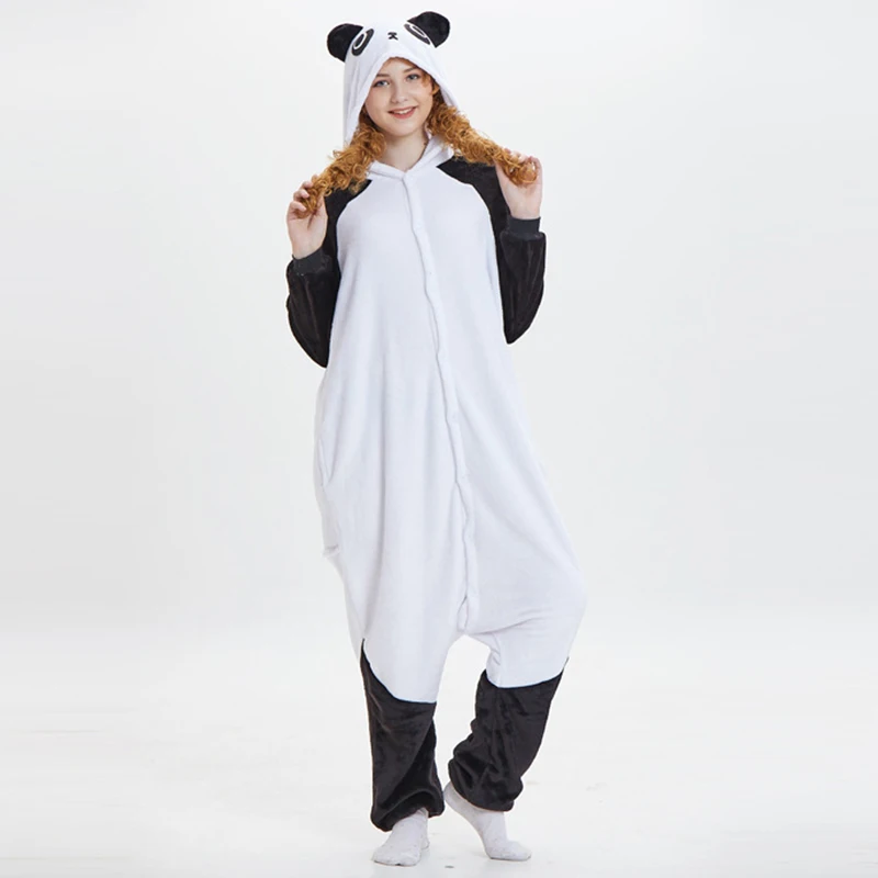 Ensemble de pyjama Kigurumi KrasnoOnesies pour adultes, costume de cosplay animal, combinaisons de fête d'Halloween, glouton chaud, femmes et hommes, hiver