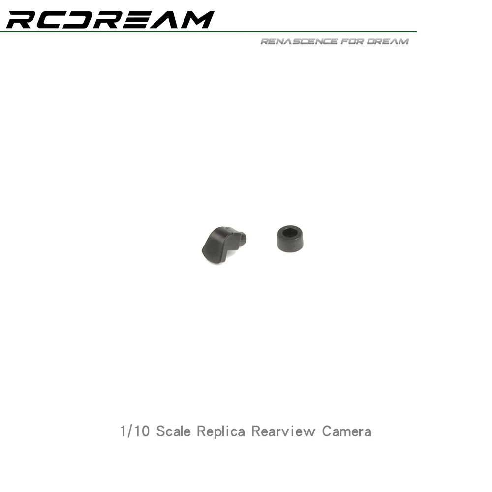 RCDream 1-10 Replica Rearview Camera Body Decorative Parts for TRX4 SCX10 G500 Mst Vs4 RGT Body Option Parts #R044