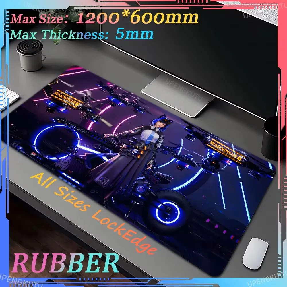 

Meihe Car Oversized XXXL MousePad Game Console Keyboard Pad Game Accessories Anime Thickened Desk Mat Rubber Lock Edge Mouse Pad