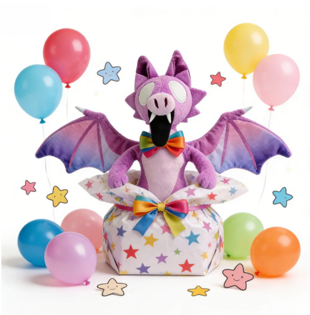 

Kawaii Bat Plush Toys 99 Nights in the Forest Plush Bat Cute Bat Doll Kids Game Fans Halloween Christmas Gifts Home Decor