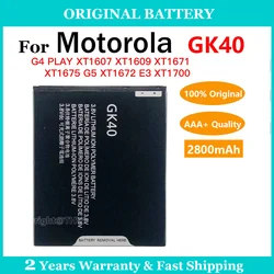 Original 2800mAh SNN5976A GK40 G4 Play Battery For Motorola Moto G4 Play E4 XT1766 XT1607 XT1609 XT1600 MOT1609BAT GK 40 Battery