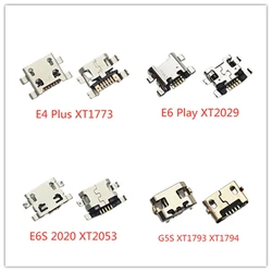 50pcs each Micro USB Connector Charger Port For Motorola Moto E4 Plus XT1773 E6 Play XT2029-1 G5S XT1793 XT1794 E6S 2020 XT2053