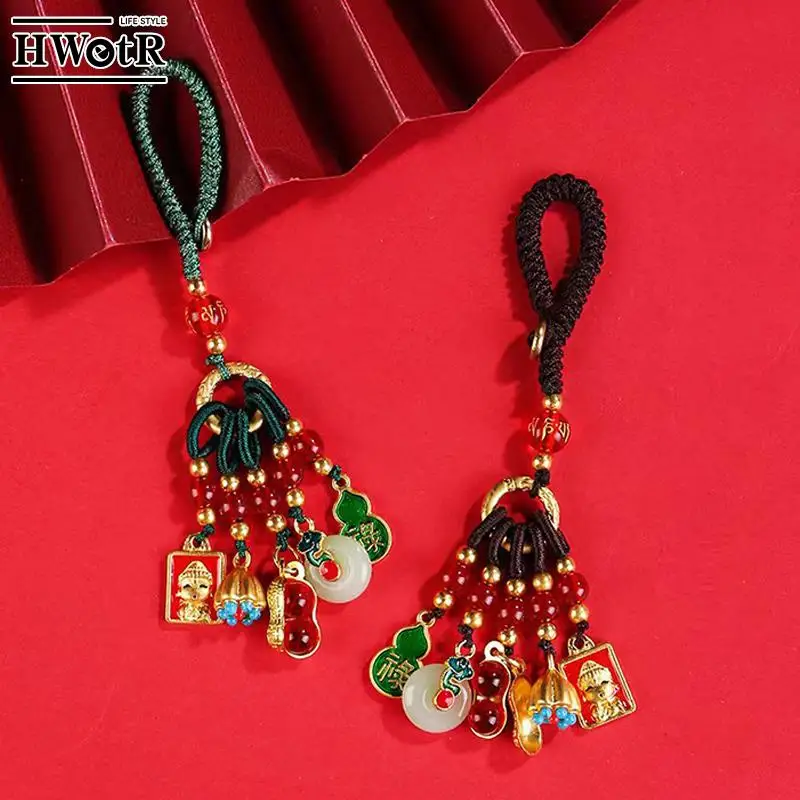 Винтажная-эмалированная-металлическая-подвеска-брелок-в-китайском-стиле