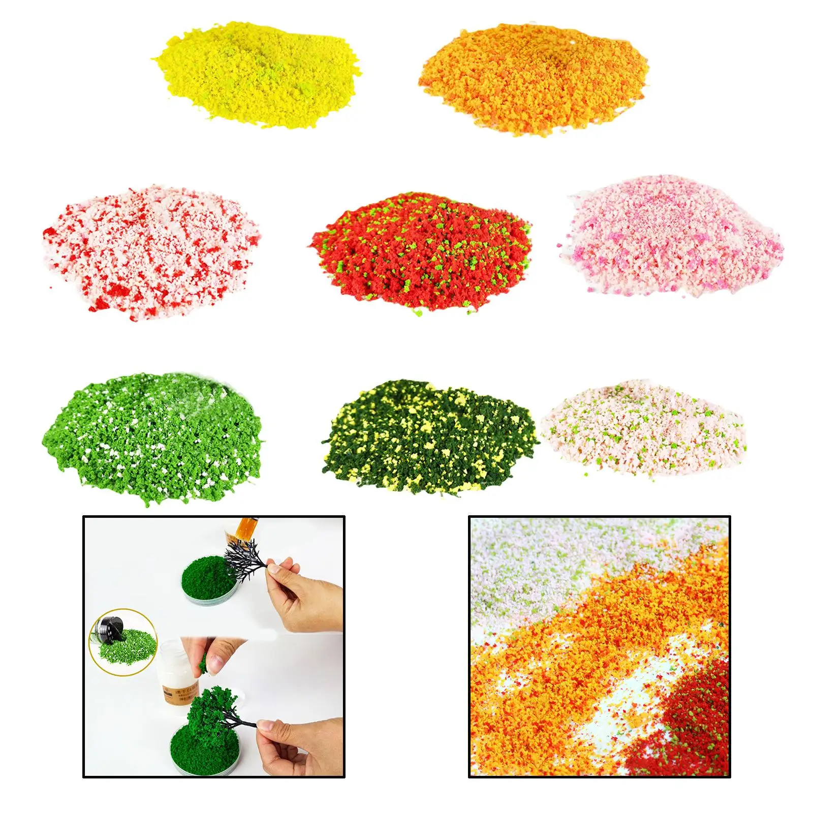 30G Miniature Tree Mini Scenery DIY Grass for Model Railroad Building Materials Micro DIY Projects
