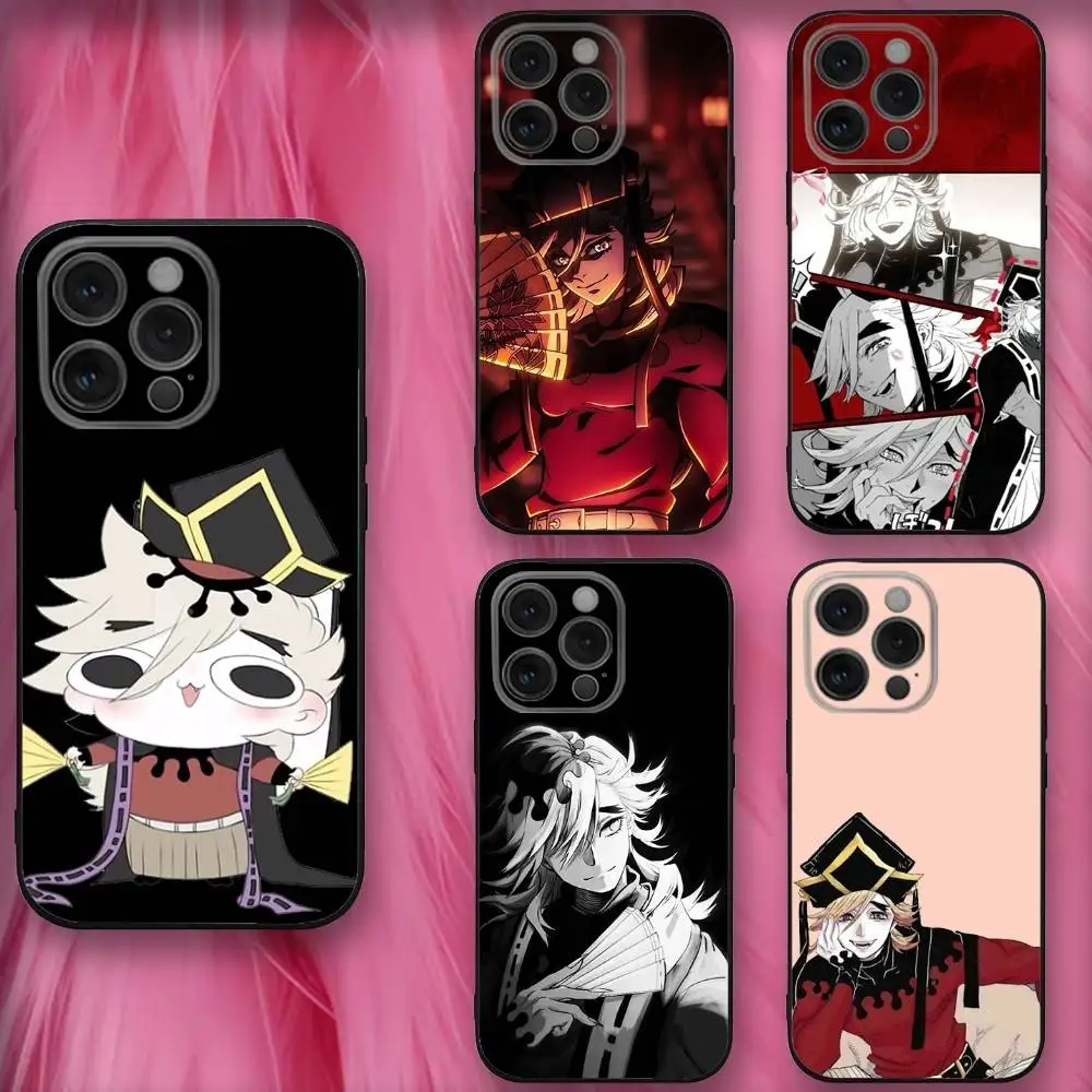 

Anime D-Doumas Phone Case For iPhone 16,se4,15,14,13,12,11,Pro,X,XS,Max,XR,Plus,Mini Soft Black Cover
