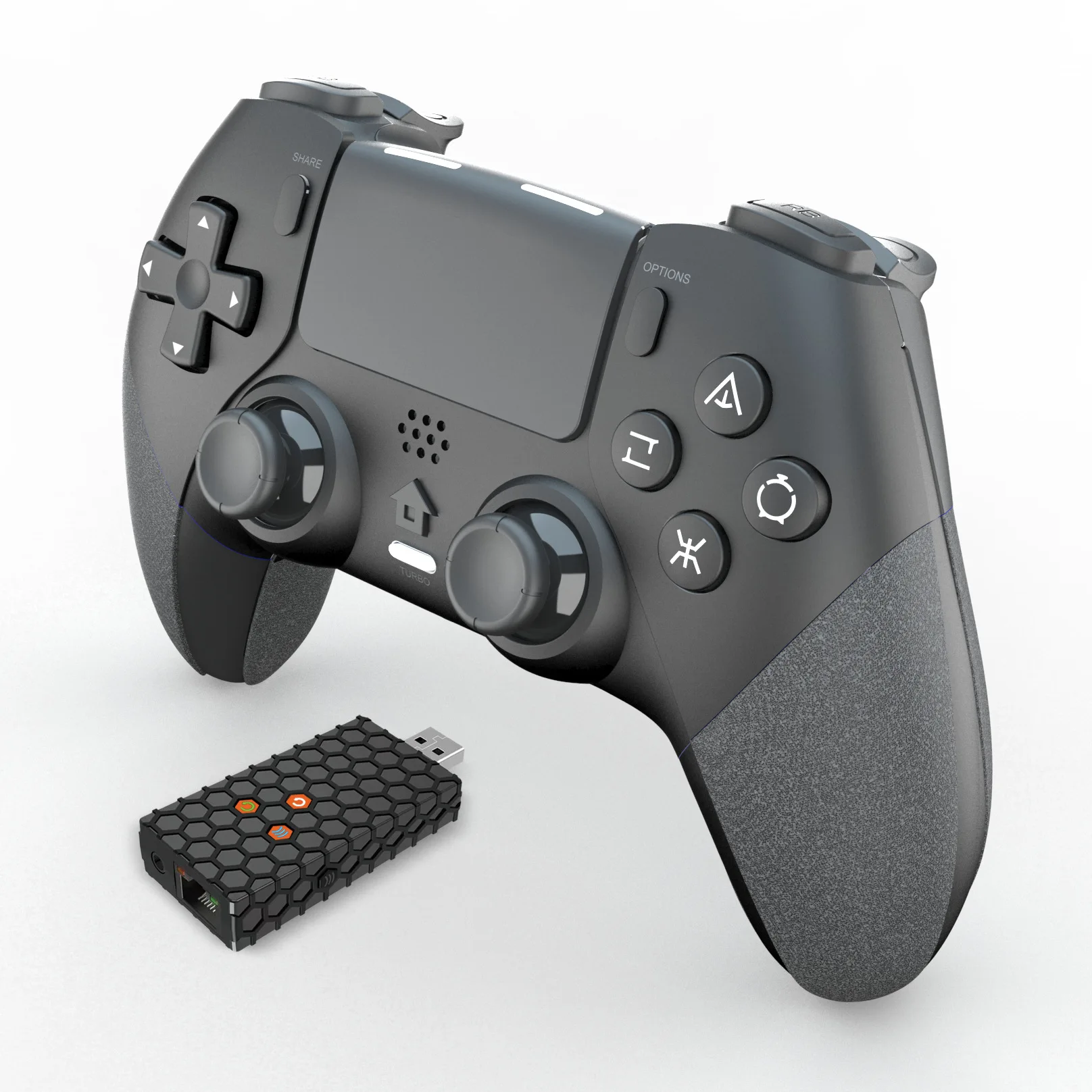 

Elite Wireless Game Controller Dual Vibration Programmable Button Six Axis Body Sense Game Controller for PS5