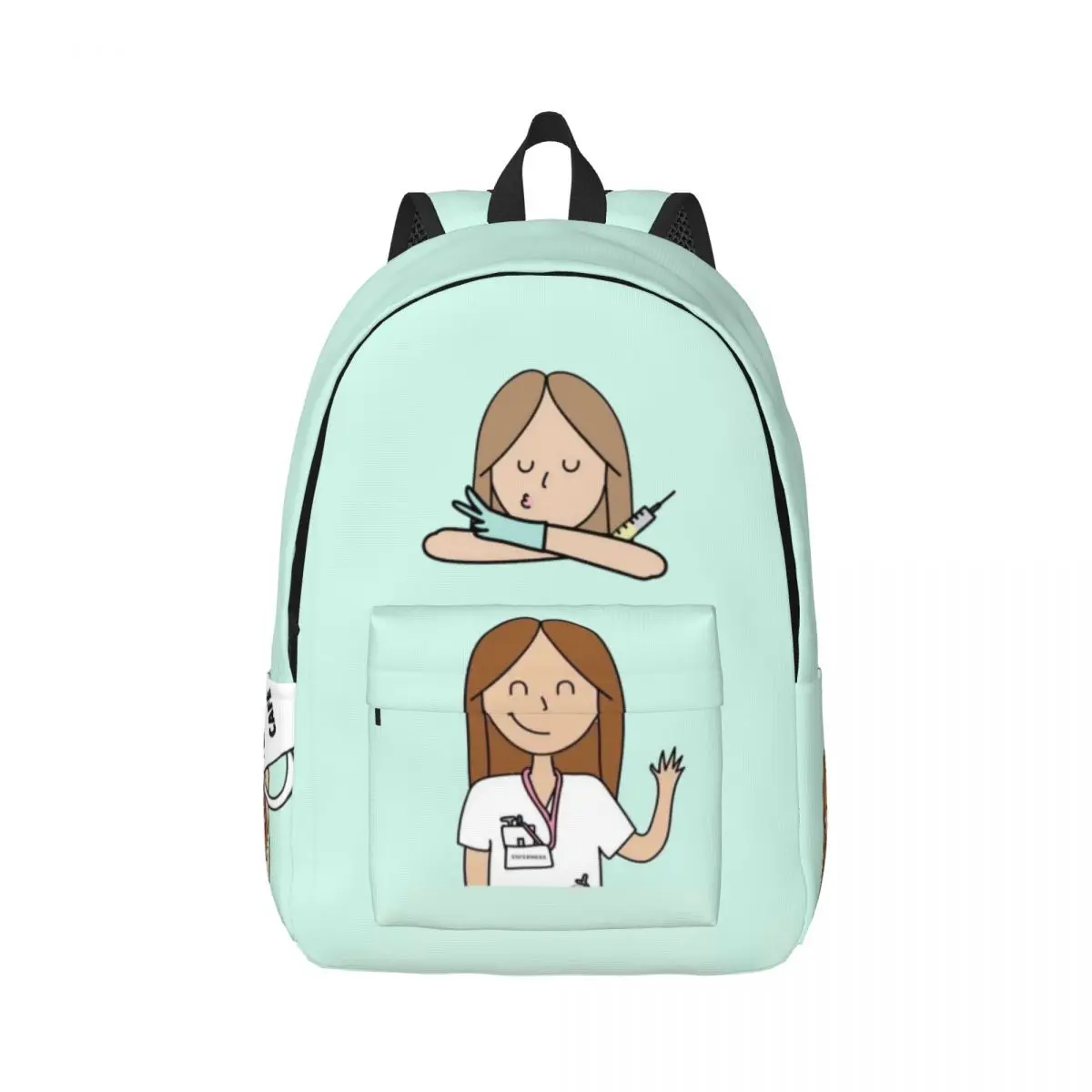 

Doctor Nurse Enfermera En Apuros Printed Lightweight Casual Schoolbag For School, Outdoor, Shopping, Office