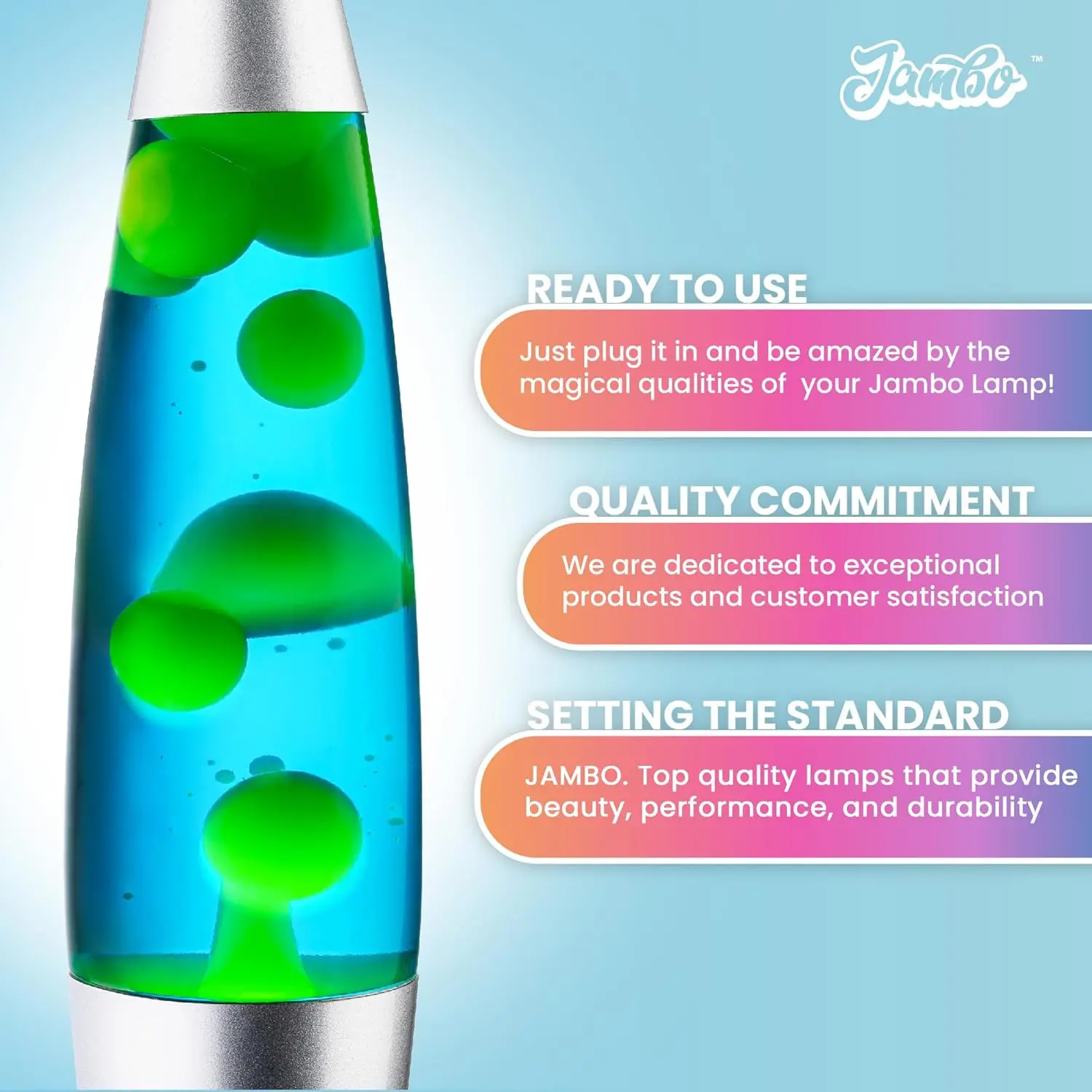 Luce notturna rilassante da 16 pollici con cera, lampada USB con spegnimento automatico per la decorazione domestica nel soggiorno, l'ufficio, la camera da letto