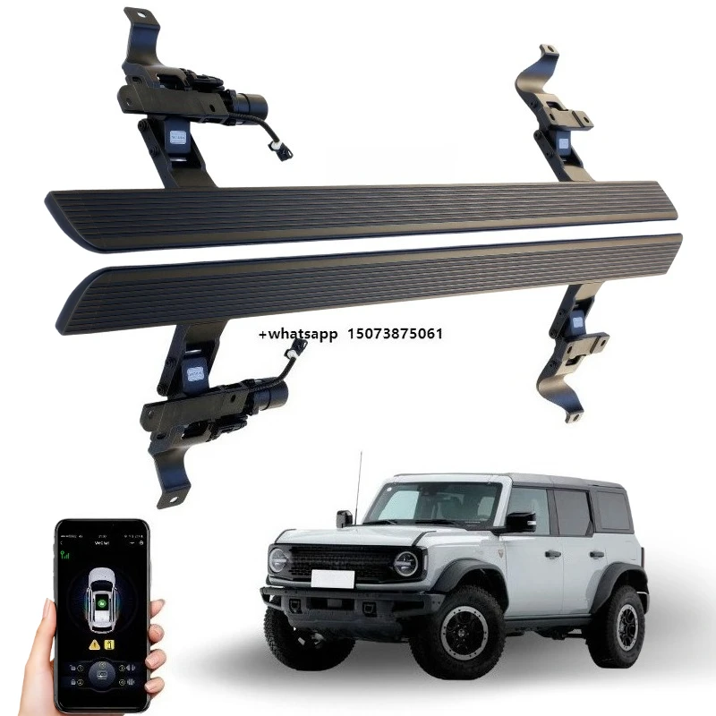 

Heavy Duty Automatic Retractable Power Steps for 2024 Bronco Running Board SUV Accessories