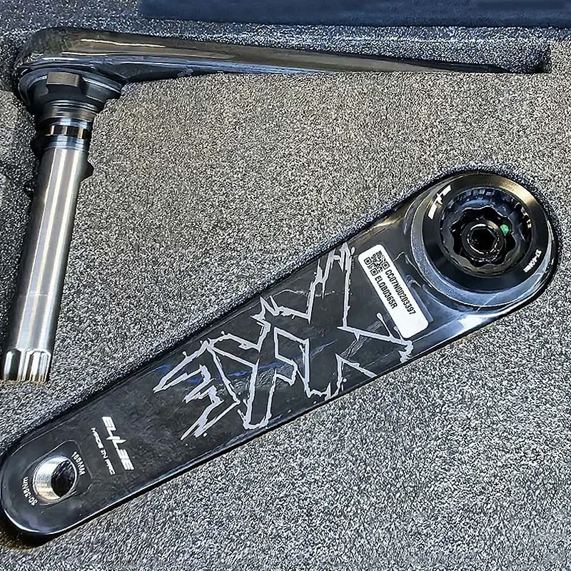 ELILEE XXE X310 Carbon Road Bike Crankset 24mm Titanium Axle Ultra Light Crank Arms X-Novanta Spider Power Meter