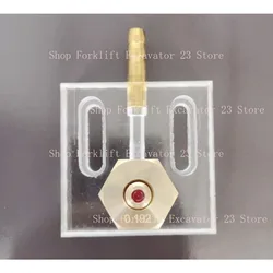0.192mm Ruby Water Nozzle Cooling Plate Molybdenum Wire Guider EDM Parts With Panel Medium Speed Wire Cut Machine 50x50mm 1pc