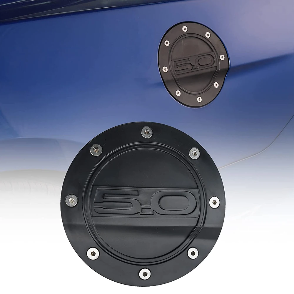 

For Ford Mustang GT 2015 2016 2017 2018 2019 2020 2021 2022 2023+ Fuel Tank Cap Cover Gas Fuel Door Cover Trim