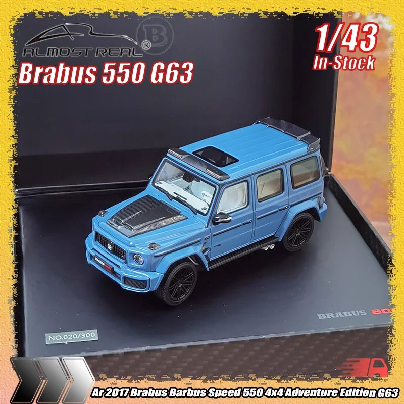 

In Stock Ar 1:43 2017 Brabus Barbus Speed 550 4x4 Adventure Edition G63 Alloy Miniature Die-Casting Model Toys Gift For Children