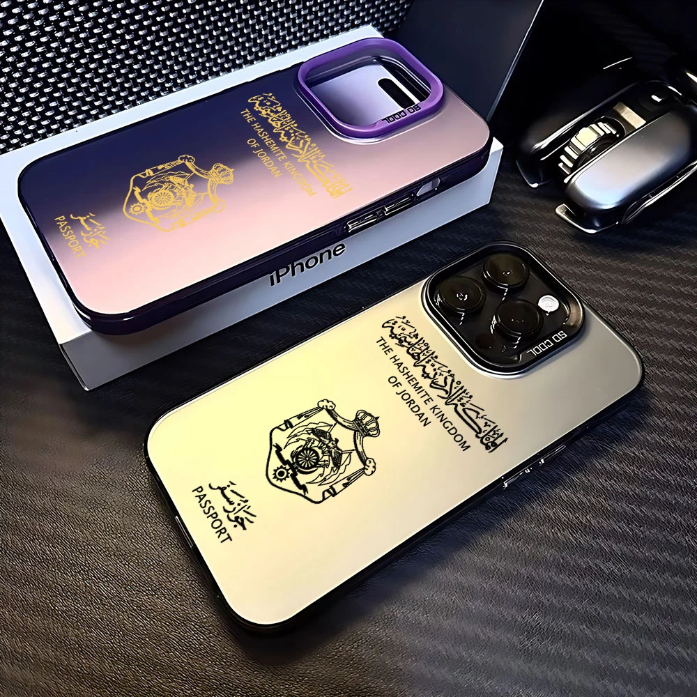 

Jordan Passport Case for Samsung A73 A72 A55 A54 A53 A35 A34 A33 A32 A30 A24 A23 A22 A14 A05 4G 5G Matte Shockproof Cover