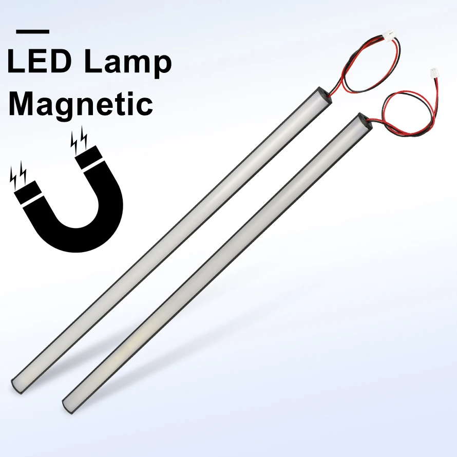 Magnetic LED Lights Lamp For Bambu Lab P1s P1P X1 X1C 3D Printer LED Light Kit 5V 270mm Lighting Strip For Bmabulabs, No Paste