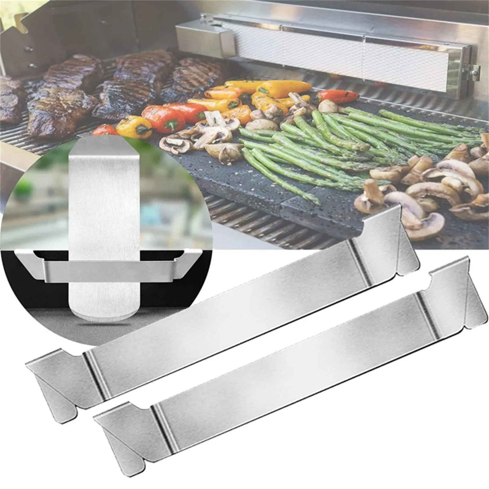 BBQ Griddle Spatula Holder Steel Barbecue Tool Hold Rack Griddle Accessories for Blackstone Camp Chef Flat Top Griddle  ﻿