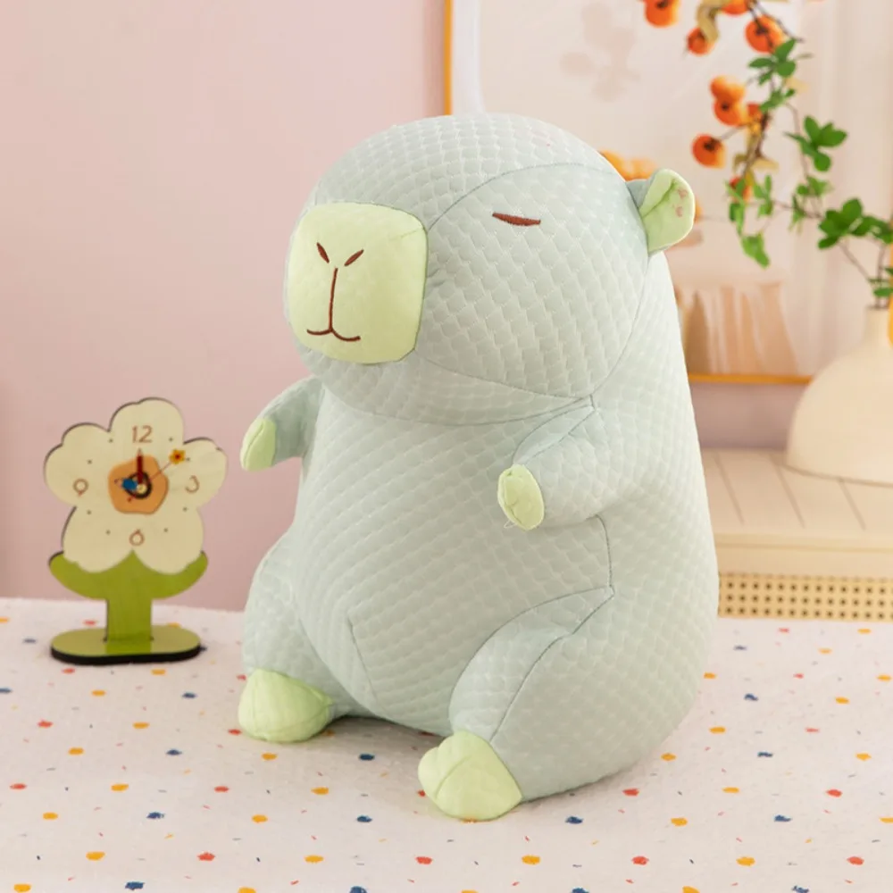 

Прохладная поверхность, плюшевая игрушка-капибара, летняя шелковая капибара, плюшевая подушка, чучело, крутые фасоли, кукла-капибара для детей
