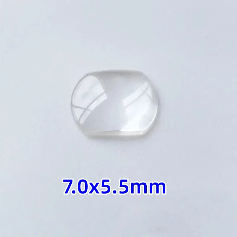 Uhr Datum Fenster Kristall Lupe Werkzeug Saphir Blase Lupe Objektiv Hohe Transparenz Uhr Glas 3,5x3,0mm-7,0x5,5mm YZC040 – Detail 3