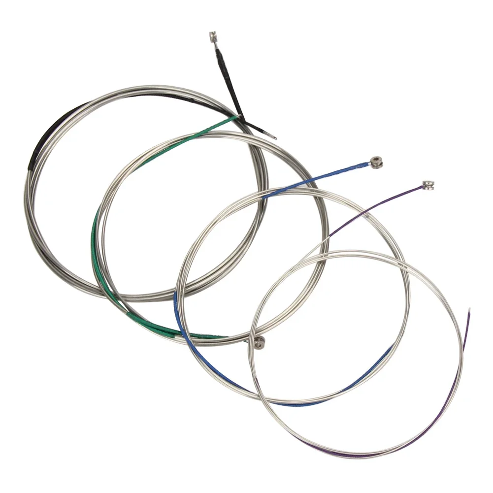 German Silver Instrument String  C-G-D-A Cellos Instrument String Long-lasting for Full Size 4/4 3/4 Gifts for Beginners