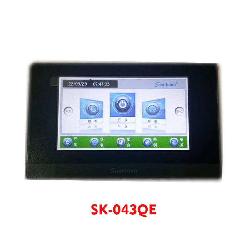 100% New Samkoon HMI SK-043QT DC 24V 4.3 Inch Touch Screen Resolution 480*272  Industrial Controllers