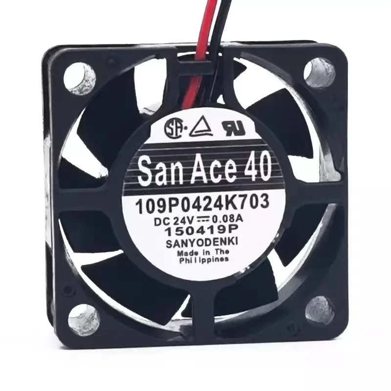 

Новый охлаждающий вентилятор для SANYO 109P0424K703 DC24V 0,08A охлаждающий вентилятор 4015 40*40*15 мм