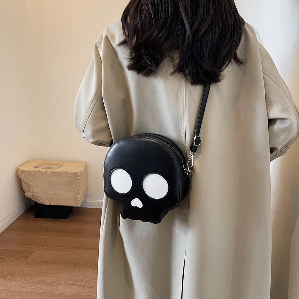 Nowość Halloween Ghost Bag Gift Women Gothic Shoulder Bag Devil Skull Funny Crossbody Bags Female Girls Ghost Handbags Purse