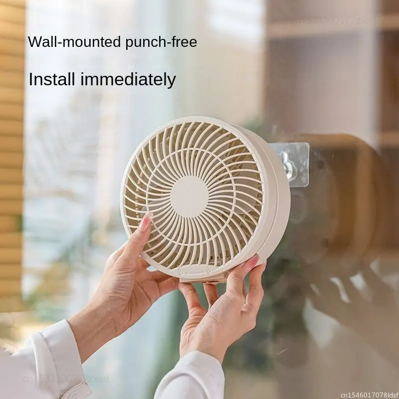 Youpin Air Circulation Fan Wireless Suspended USB Rechargeable Night Light Touch Control 4 Wind Speed Folding Electric Fan