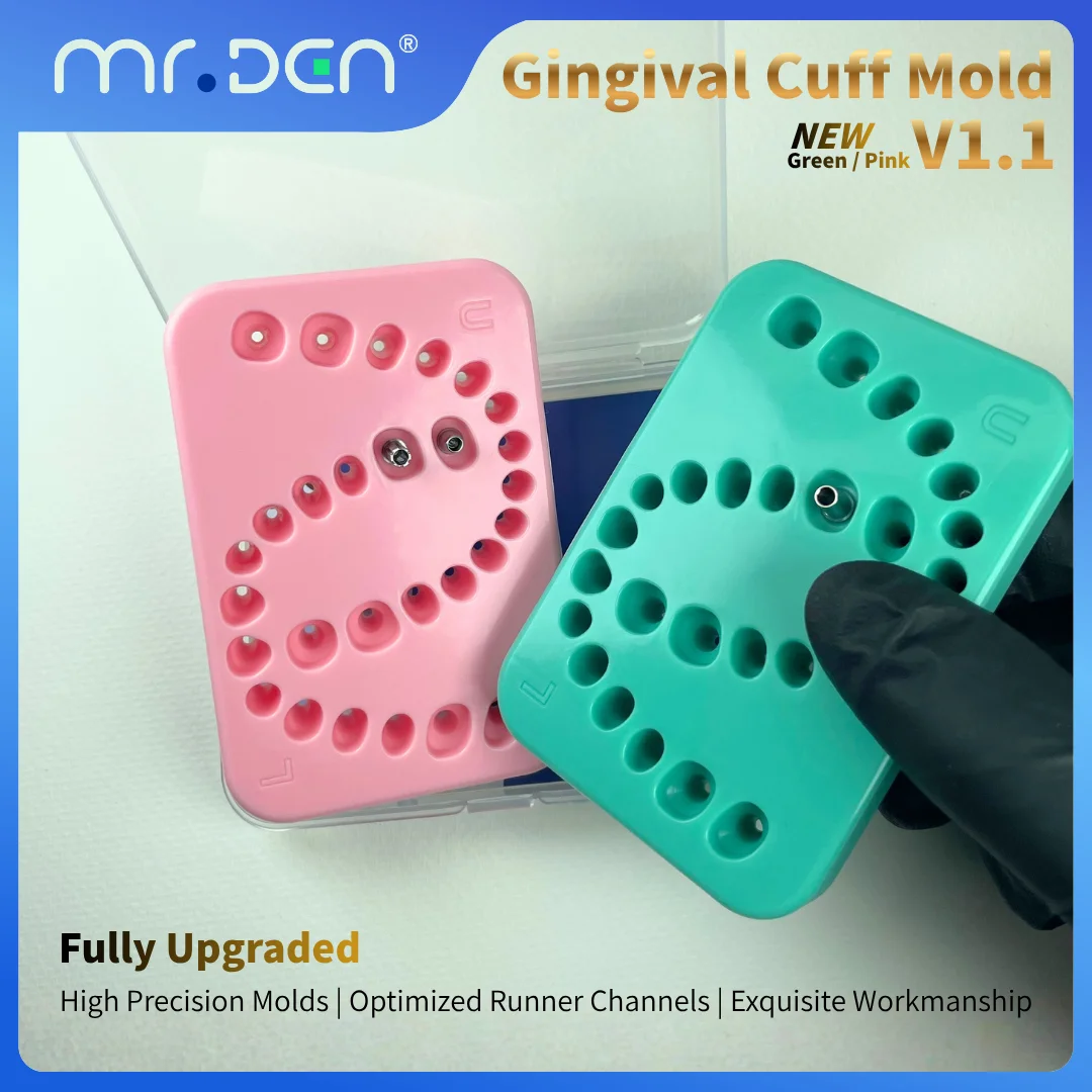 UpdatedV1.1 Silicone Gingival Contour Molding Tool Implant Gum Former for Dental Lab Restoration Compatible With Straumann Nobel