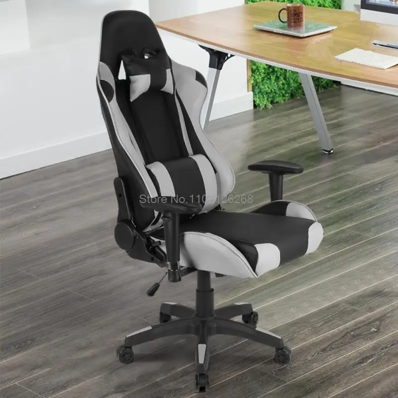 

Household Office Chairs Computer Gaming Chairs Furniture Armchair With Footrest Headrest Lumbar Pillow Adjustable Backrest HWC