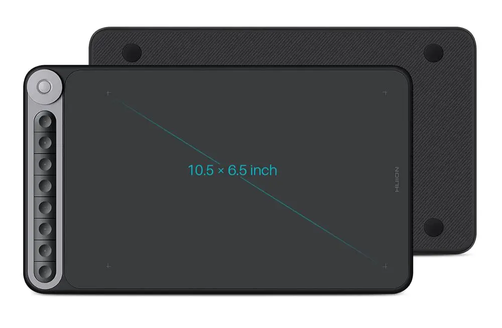 New  Q620M Dial Controller Professional Interactive Digital Pen Drawing Design Wireless Graphic Tablet