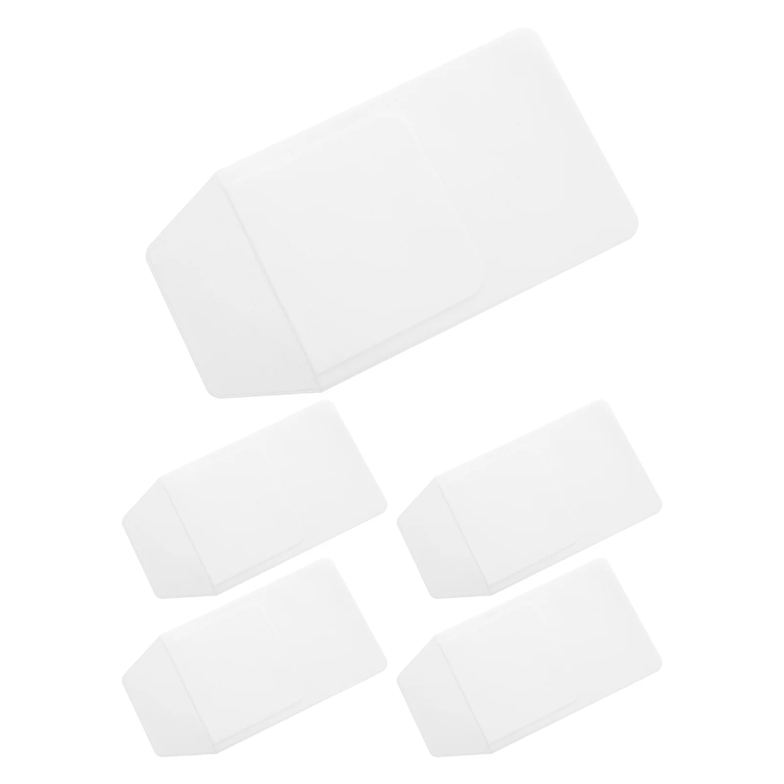 

5pcs Pvc Transparent Leak-Proof Pouch For Doctor Nurse Office Stationery Storage Pen For Office Pocket Protector Pen Pocket