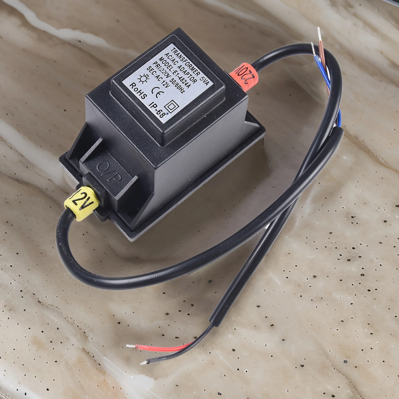 Reliably Waterproof LED TransforFor mer Power Supply 12 V AC/AC for LED Underground Lighting Temperature Protection IP67