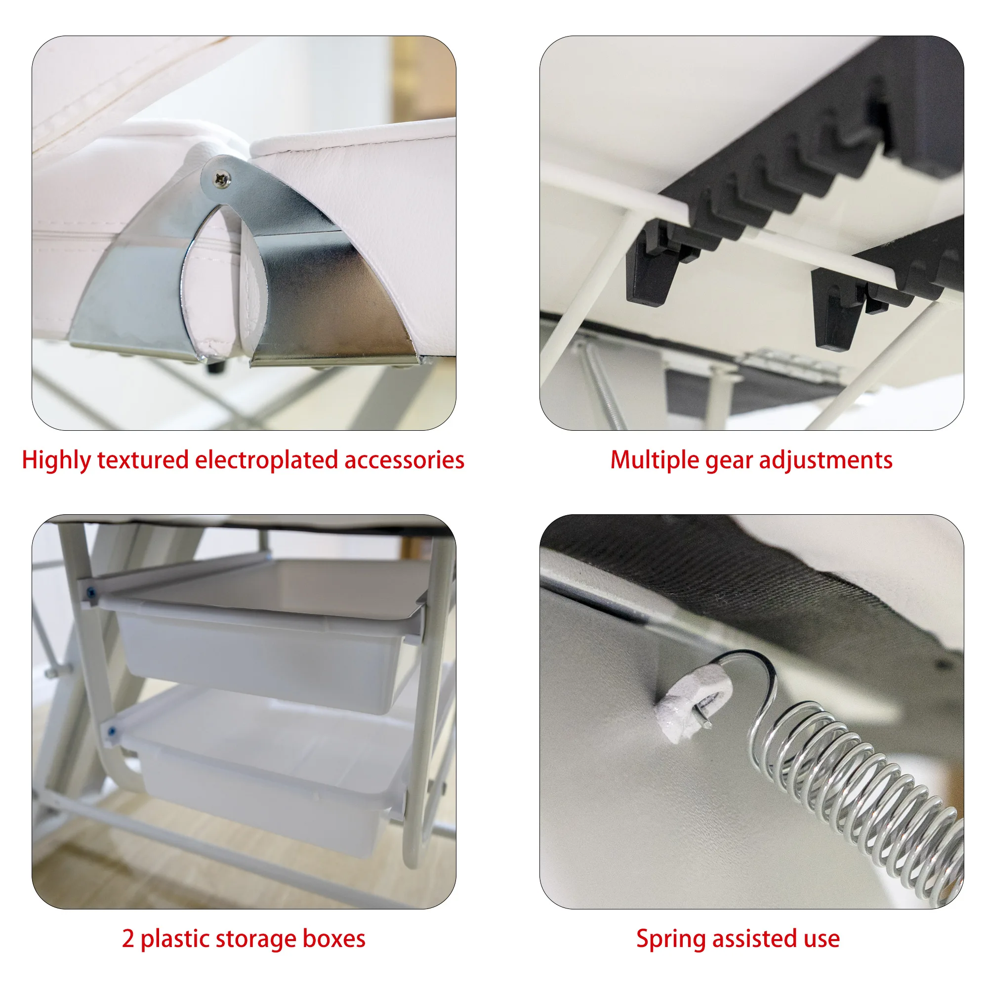 Union Win المنزلية تدليك الوجه صالون السرير كرسي كامل الجسم طاولة التدليك الكهربائية شقة الكذب الجمال لاش سرير العمل سرير تدليك #5