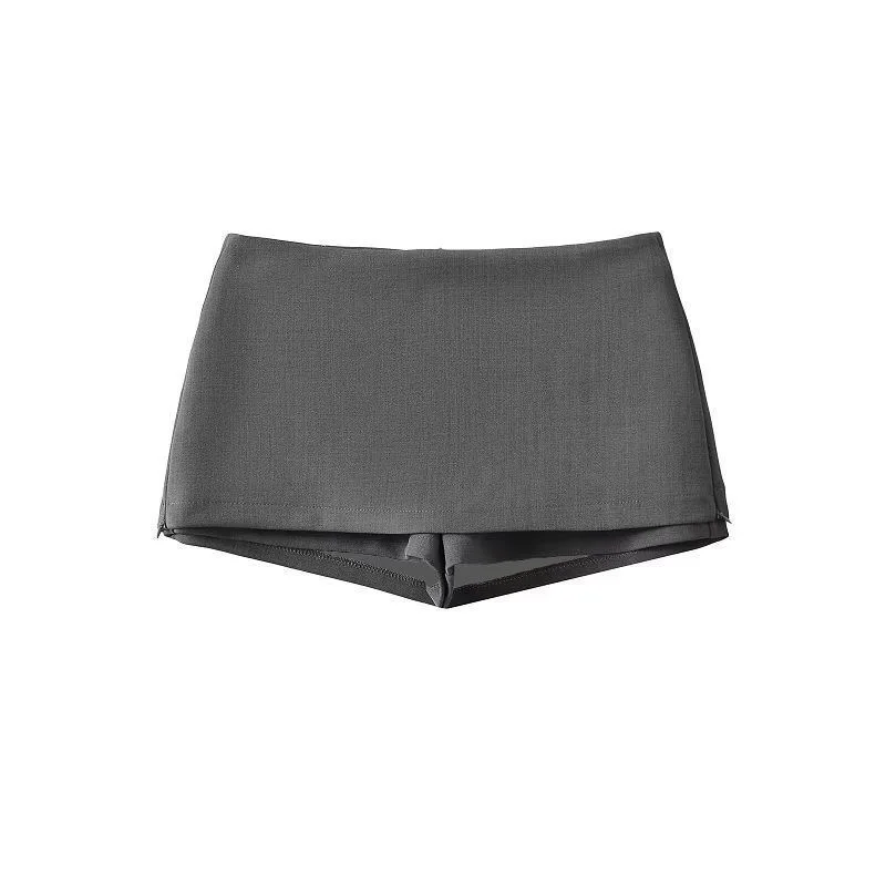 تنانير سوداء صغيرة للمرأة Y2k ملابس صيفية عصرية كورية تنورة ضيقة تنانير منخفضة الخصر تنانير يابانية صغيرة مع شورت #5