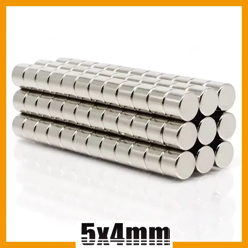 5x4mm 20/50/100/200/500/1000/2000pcs  Mini Super Strong Small Round N35 Craft Powerful Magnet Rare Earth Neodymium Magnets 5*4mm