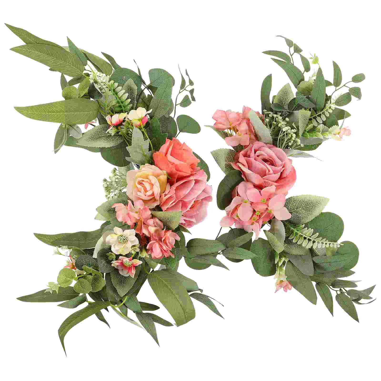 Wedding Arch Flower Swag Welcome Card Water Emblems Artificial Decors Flowers Garland