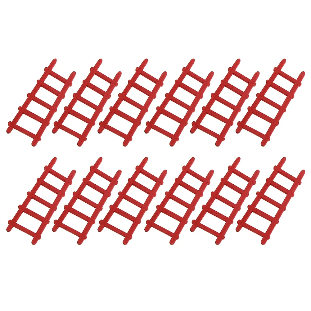 Mini Wooden Ladder Desktop Decor Miniature Ladders Small Micro Landscape Garden House