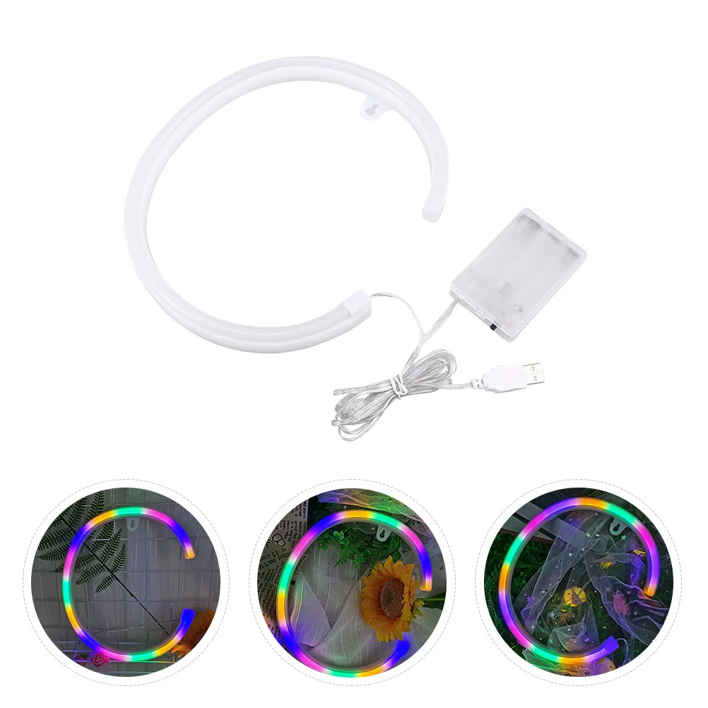 

Creative English Letter LED Neon Sign USB Powered Night Lamp Decorative Neon Atmosphere Light for Bedroom Living Room