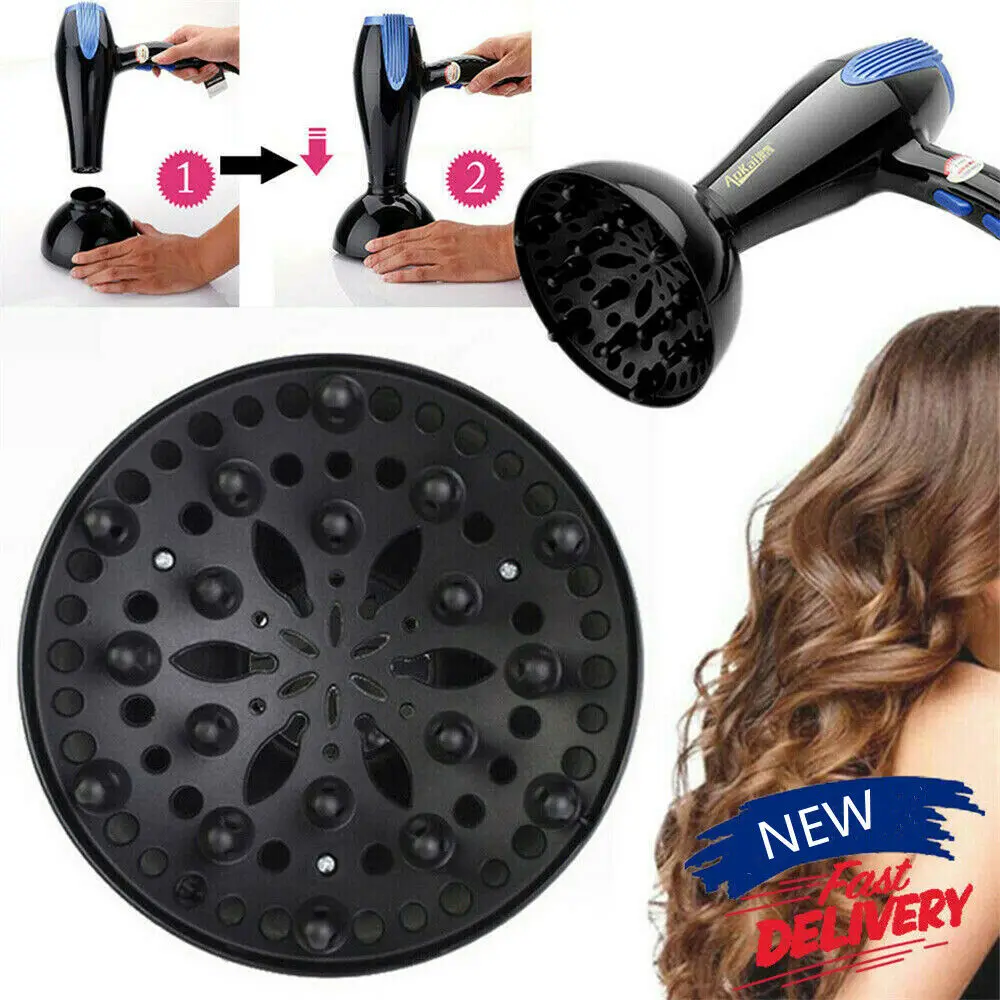 Hairdryer Diffuser Curly Hair Funnel Care Nylon Styling Accessory Multifunction Hairdressing Nozzle Salon Cover Tool