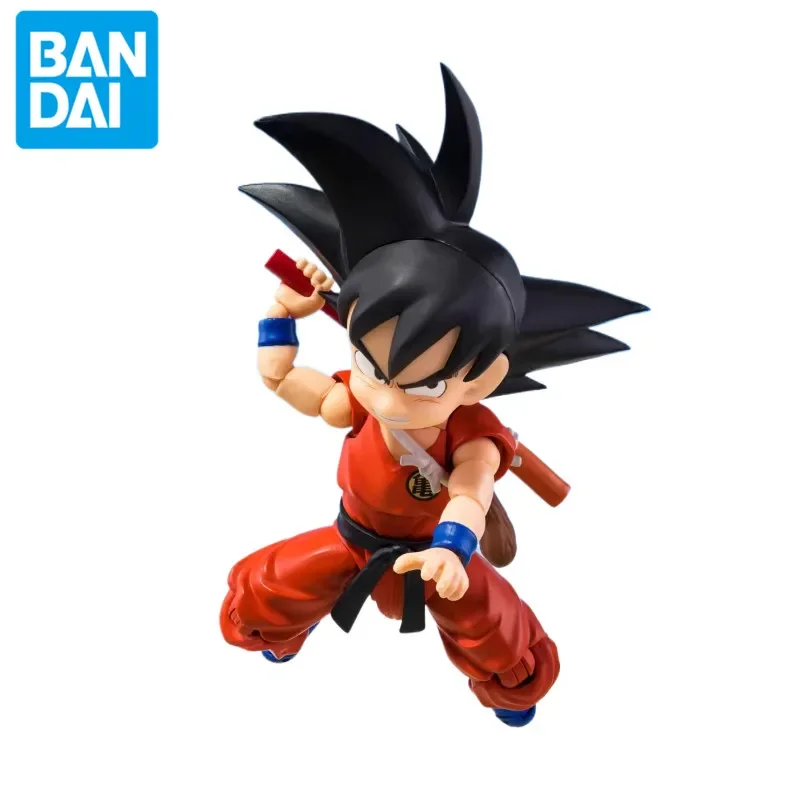 Genuine Bandai Dragon Ball S.H.Figuart Shonen Goku TNT Limited SHF Action Figure 10cm PVC Toy Gift Model Collection Series