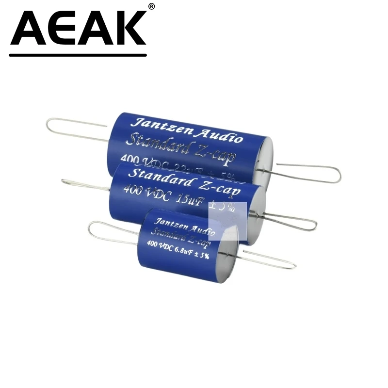 1 peça dinamarca jantzen padrão z-cap hi-fi crossover acoplado capacitor de áudio mkp (versão congelada é opcional) 400vdc 5%