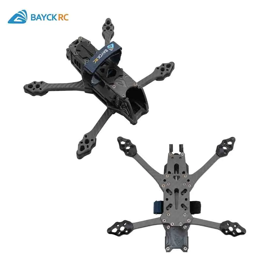 

BAYCKRC SEAS HARKS DC 5inch Frame Overhead Flying Drone Frame 6MM arm Supports 5inch Paddles FPV Freestyle RC Racing Drone
