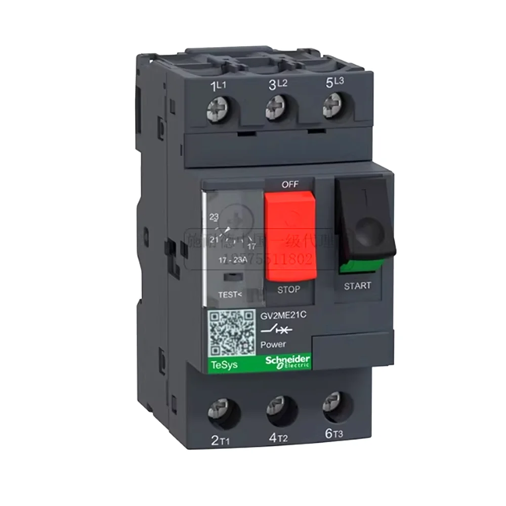 جديد الأصلي شنايدر إلكتريك GV2-ME21C حماية المحرك قطاع دارة GV2ME21C 17-23A زر الضغط 3P نوع المغناطيسي الحراري